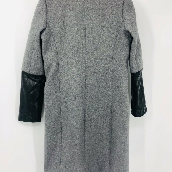 Poleci Wool Cashmere Leather Coat - Picture 7 of 10